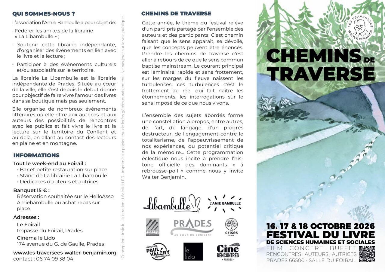 Massimo Paolini: Intelligence artificielle et rupture anthropologique. Langage, pensée critique, relations de pouvoir et l'autre - Festival du Livre de Sciences Humaines et Sociales Les Traversées Walter Benjamin